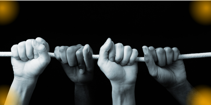 Image representing the defense of social rights