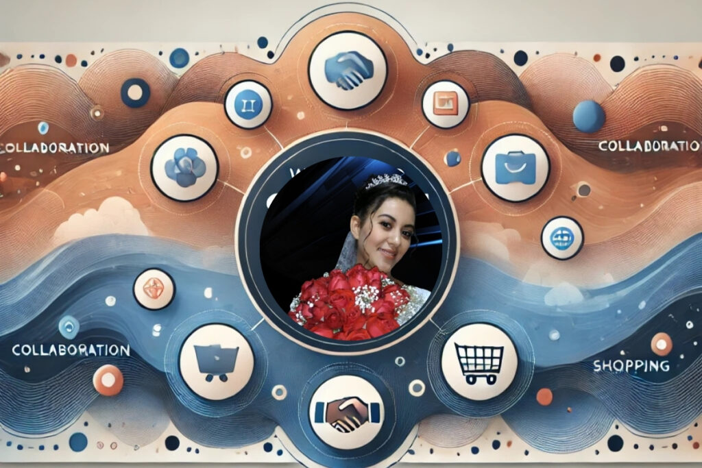 Banner showcasing exclusive deals and discounts from Smart Deals Hub with a grid of product icons like electronics, fashion, and home goods.